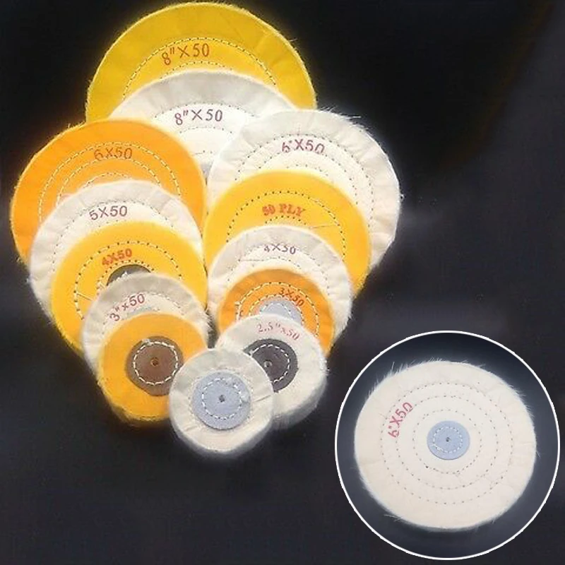 1PC White/Yellow Polish Cloth Wheel Brush Head Grinder Shank Buffing Accessory Rotary Tool Polishing Pad Hand Tool
1PC White/Yellow Polish Cloth Wheel Brush Head Grinder Shank Buffing Accessory Rotary Tool Polishing Pad Hand Tool