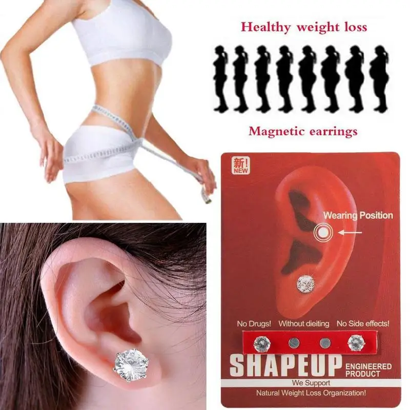 1 Pair Slimming Earrings Big Crystal Shiny Stimulate Acupoint Biomagnetic Therapy Weight Loss Stud Earring Magnet Slim Products
1 Pair Slimming Earrings Big Crystal Shiny Stimulate Acupoint Biomagnetic Therapy Weight Loss Stud Earring Magnet Slim Products