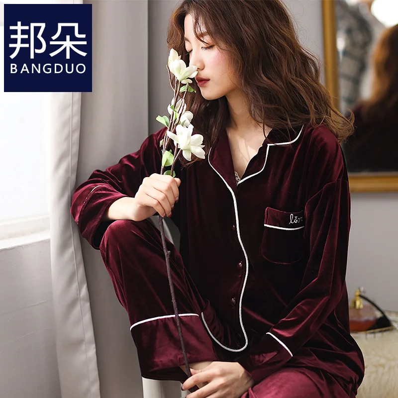 Pajamas For Women 2 Pieces Sets 2021 New Gold Velvet Pajamas WOMEN'S Autumn and Winter Thin Coral Fleece Winter Style Warm Card
Pajamas For Women 2 Pieces Sets 2021 New Gold Velvet Pajamas WOMEN'S Autumn and Winter Thin Coral Fleece Winter Style Warm Card