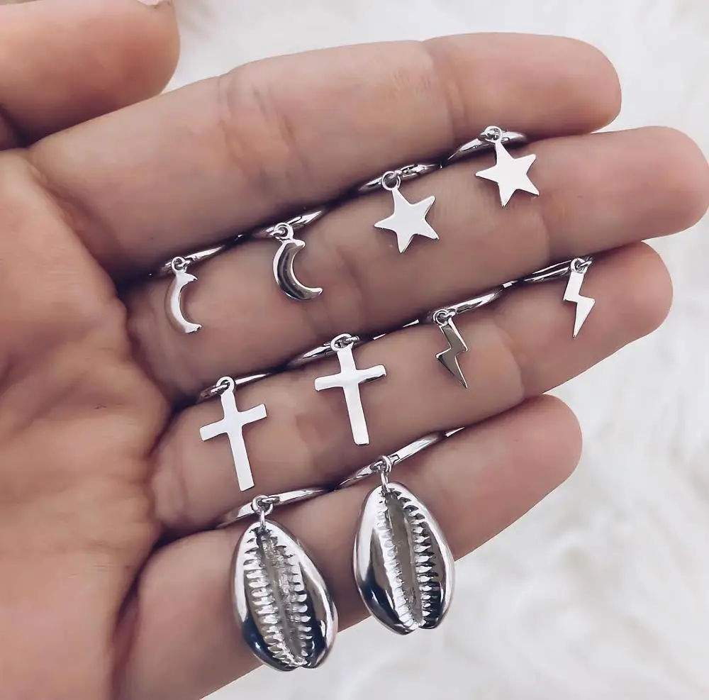 Hoop Earrings For Women Small Silver Color Hoops Star Butterfly Snake Stud Earring Zircon Hoop Circle Earring Christmas Gift
Hoop Earrings For Women Small Silver Color Hoops Star Butterfly Snake Stud Earring Zircon Hoop Circle Earring Christmas Gift