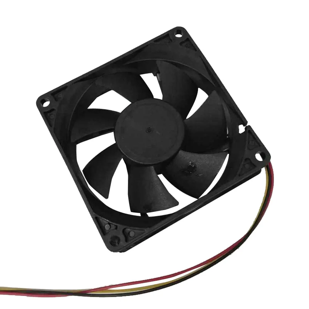 80mm Case Fan 3-Pin Molex Connector Quiet 80x80x25mm 12V Computer/PC/CPU Silent Cooling for Computer Cooler J10 | Электроника