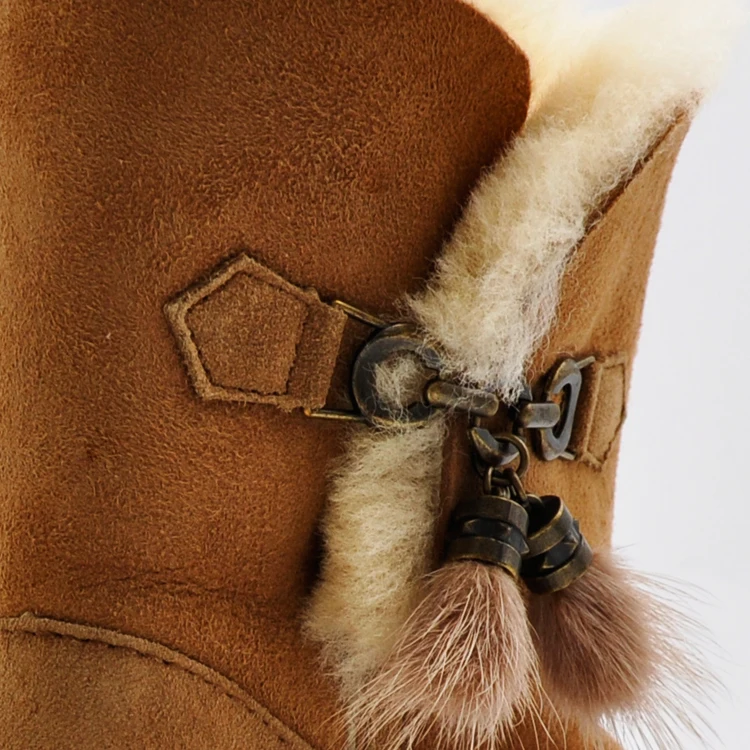 Fur Tassels Women Snow Boots Genuine Leather Winter Boots Fur Ankle Boots Ladies Outdoor Shoes
Fur Tassels Women Snow Boots Genuine Leather Winter Boots Fur Ankle Boots Ladies Outdoor Shoes