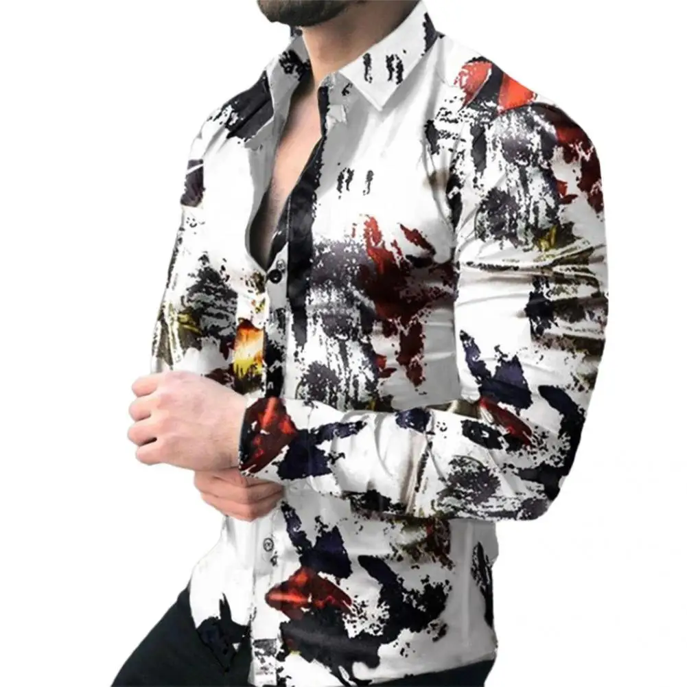 Classic Men Shirt Wear Resistant Sweat Absorbing Autumn Shirt Tree Print Trendy Office Shirt
Classic Men Shirt Wear Resistant Sweat Absorbing Autumn Shirt Tree Print Trendy Office Shirt