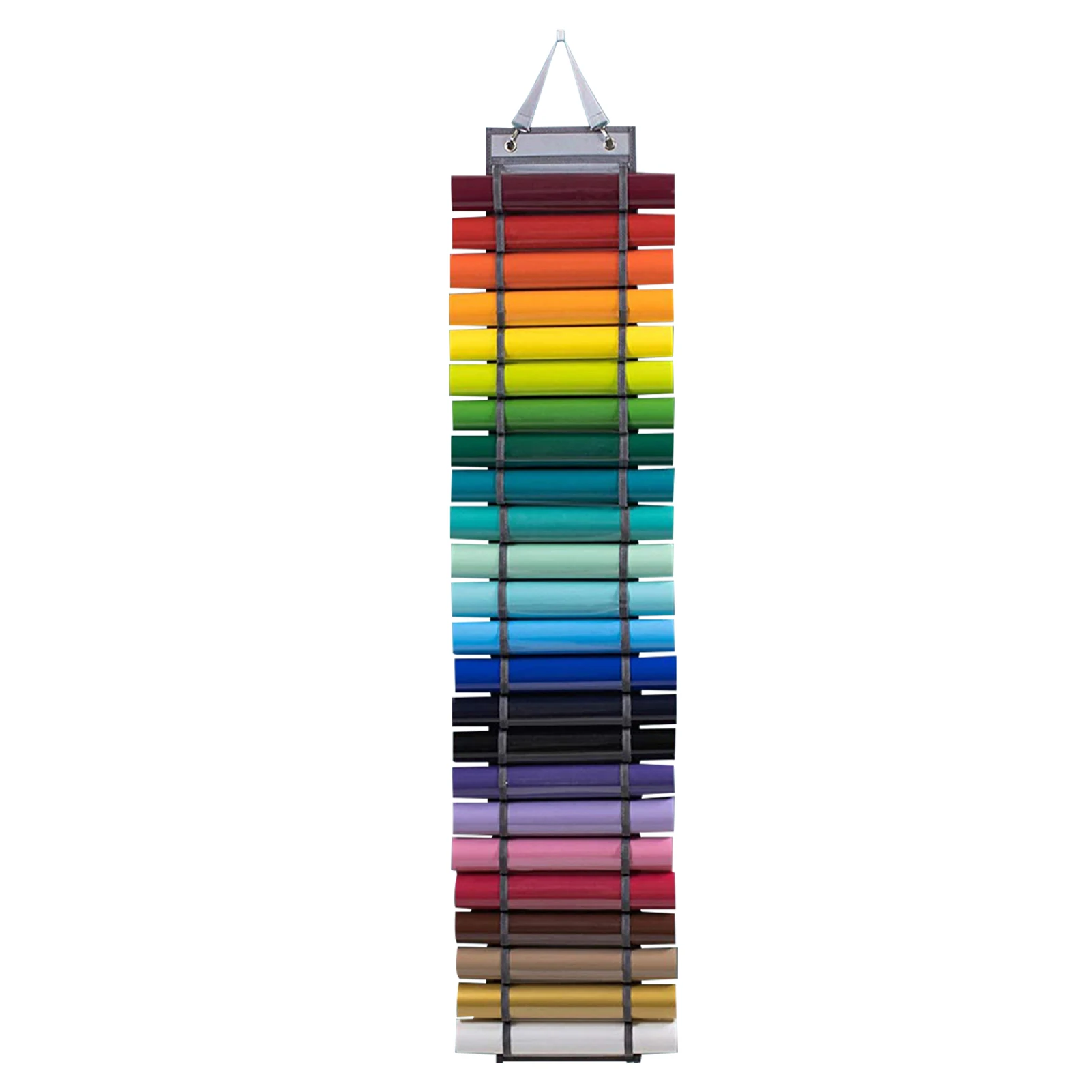 Vinyl Roll Organizer Hanging Storage Bag Transparent Portable With 48 Transparent Compartments For Colored Paper Paint Supplies
Vinyl Roll Organizer Hanging Storage Bag Transparent Portable With 48 Transparent Compartments For Colored Paper Paint Supplies