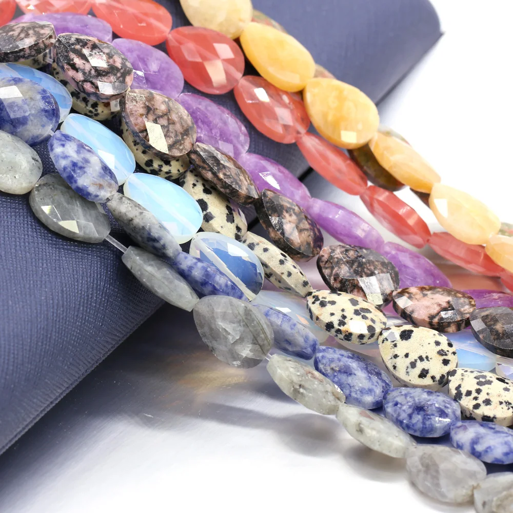 Small Faceted Beads Natural Stone Bead Section Water Drop Shape for Jewelry Making DIY Necklace Bracelet Accessories 13x18mm
Small Faceted Beads Natural Stone Bead Section Water Drop Shape for Jewelry Making DIY Necklace Bracelet Accessories 13x18mm