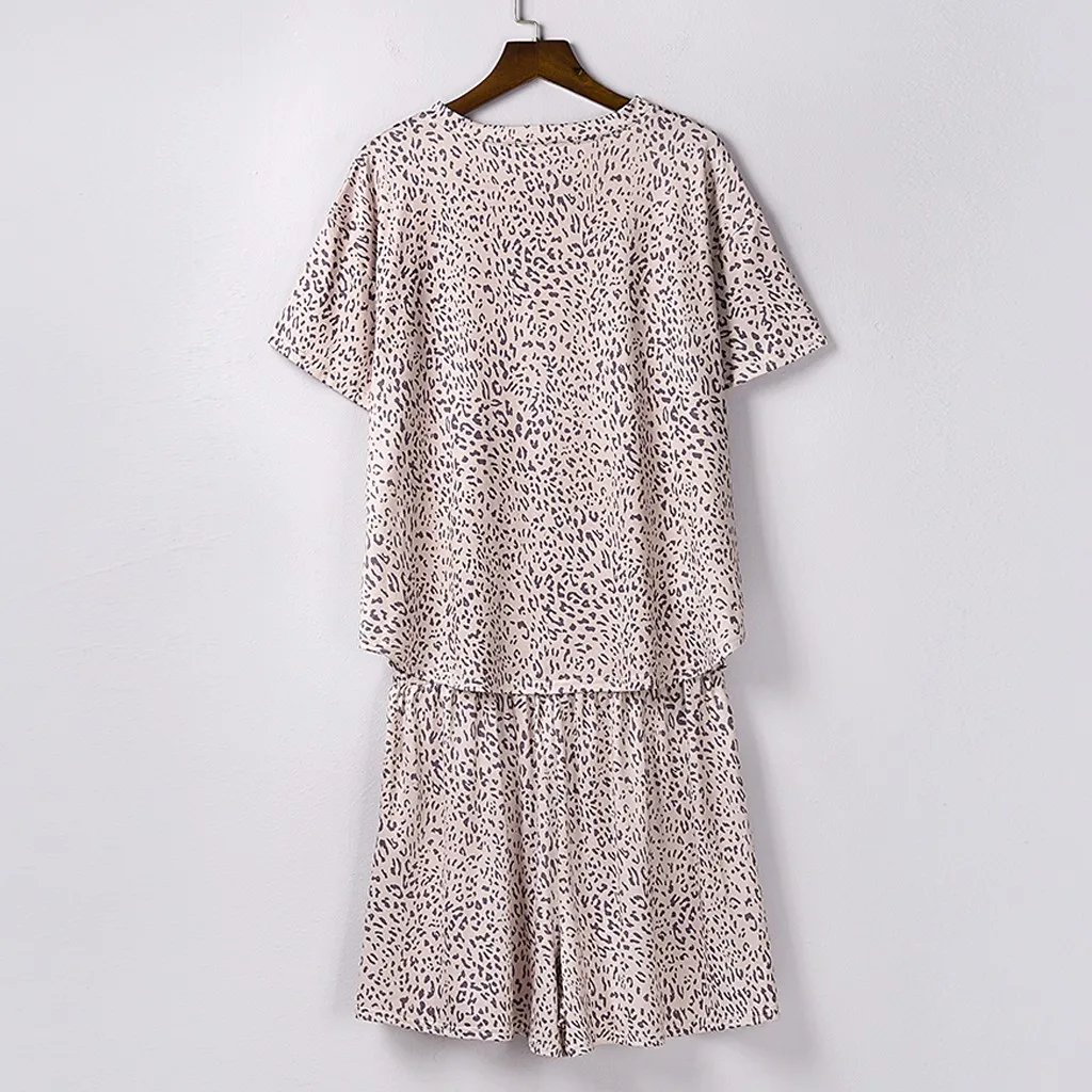 Sleepwear Women Pajamas Sets Leopard Print Sets Tops+pants Leisure Wear Lounge Wear Suit Home Pajamas For Women Pijamas Mujer
Sleepwear Women Pajamas Sets Leopard Print Sets Tops+pants Leisure Wear Lounge Wear Suit Home Pajamas For Women Pijamas Mujer