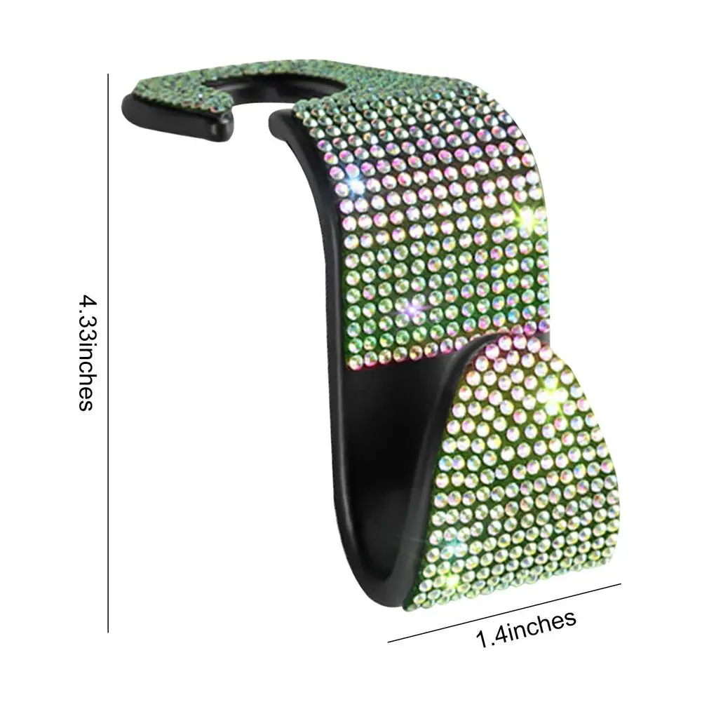 Rhinestone Car Seat Hooks Plastic Headrest Hanger Bag Holder Clips Hidden Multifunction Seat Back Hooks For Car Organizer
Rhinestone Car Seat Hooks Plastic Headrest Hanger Bag Holder Clips Hidden Multifunction Seat Back Hooks For Car Organizer