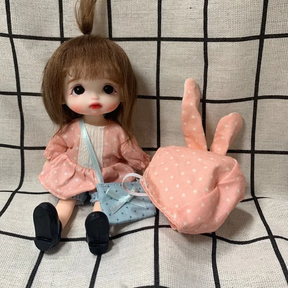 17CM Mini Doll BJD Makeup Sweet Girl Princess Wig Casual Clothes with Shoes 1/8 Dolls For Girls Toy Child Gifts
17CM Mini Doll BJD Makeup Sweet Girl Princess Wig Casual Clothes with Shoes 1/8 Dolls For Girls Toy Child Gifts