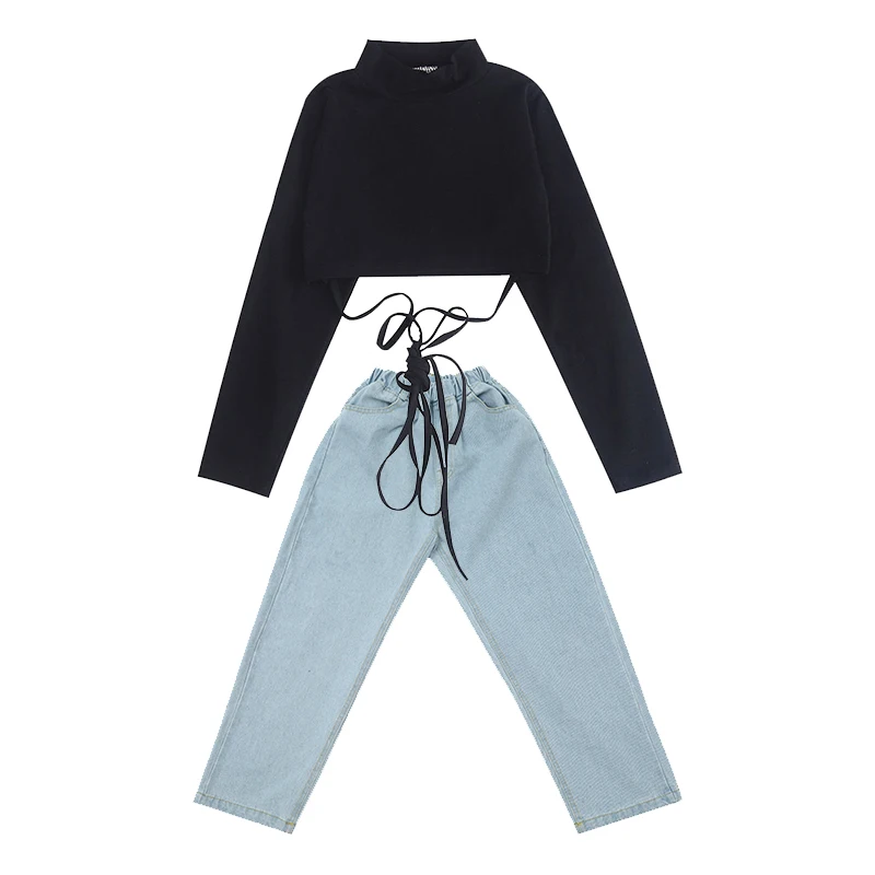 Jazz Dance Clothes For Girls Kpop Outfits Rave Hip Hop Dancewear Cheerleader Costume Teenage Girls Clothing Stage Outfits DL6794
Jazz Dance Clothes For Girls Kpop Outfits Rave Hip Hop Dancewear Cheerleader Costume Teenage Girls Clothing Stage Outfits DL6794