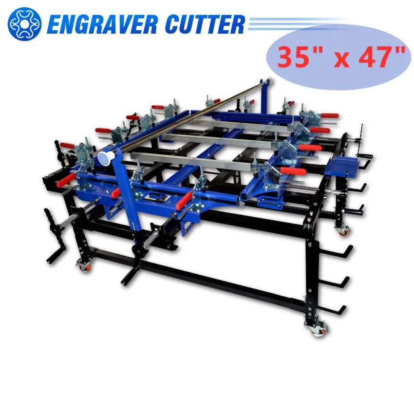 High Precise 35" x 47" Clamp Type Manual Screen Stretching Machine Screen Printing Stretcher
High Precise 35" x 47" Clamp Type Manual Screen Stretching Machine Screen Printing Stretcher