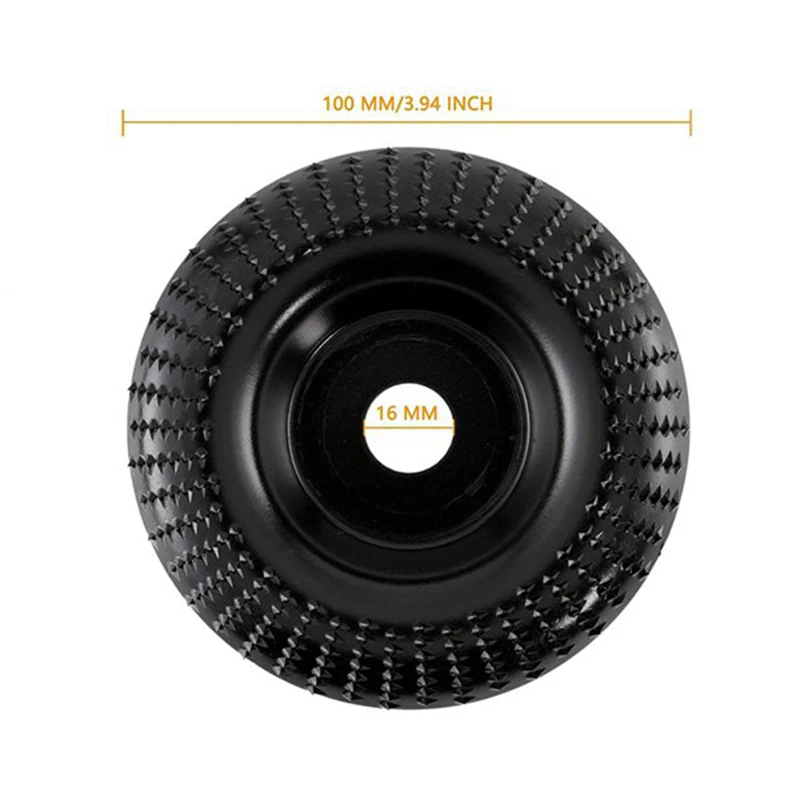 2PCS 100mm Wood Shaping Disc Grinding Wheel Rotary Disc Sanding Polish Wood Carving Disc Tools for Angle Grinder
2PCS 100mm Wood Shaping Disc Grinding Wheel Rotary Disc Sanding Polish Wood Carving Disc Tools for Angle Grinder