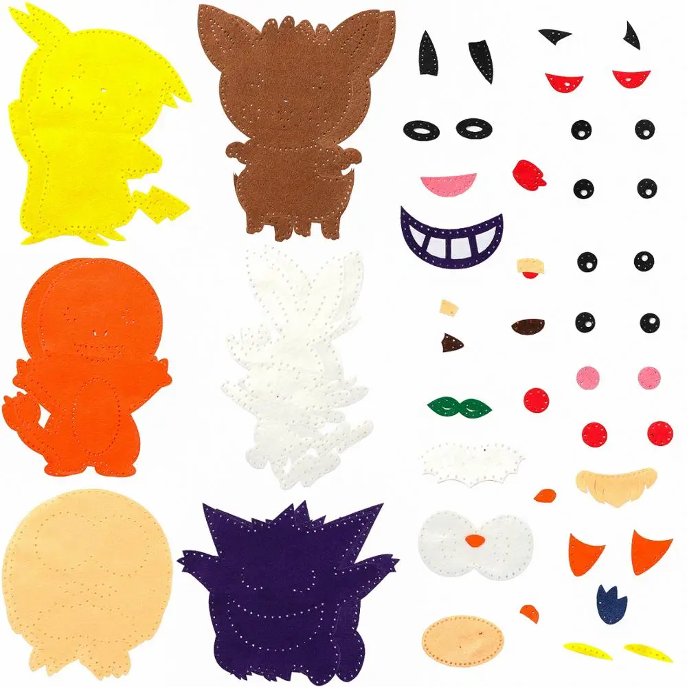 6Pcs Crafts Kit Art Craft DIY Felt Sew Kits for Kids Toys Learn to Sewing Handmade Stuffed Cartoon Materials Supplies
6Pcs Crafts Kit Art Craft DIY Felt Sew Kits for Kids Toys Learn to Sewing Handmade Stuffed Cartoon Materials Supplies