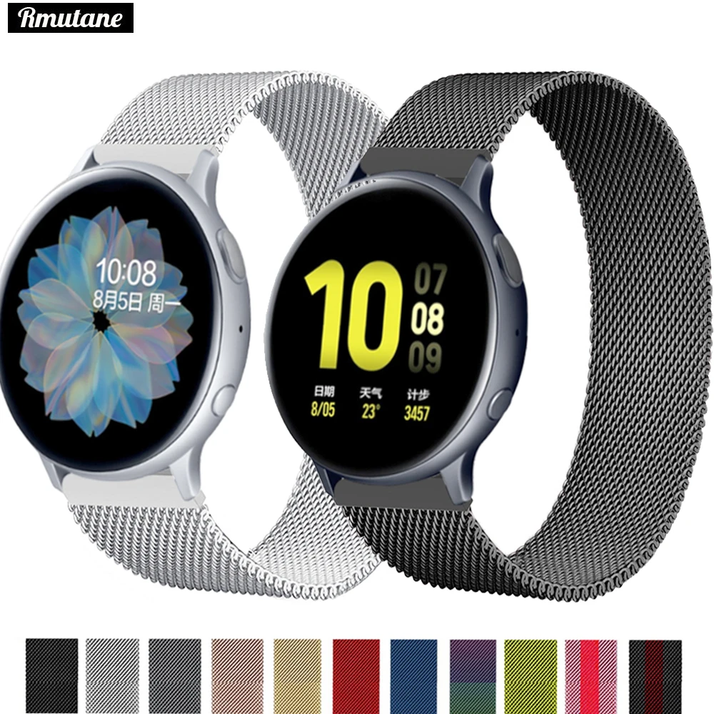 Band For Samsung Galaxy watch Active 2 strap Gear S3 Frontier 20/22mm Magnetic bracelet Huawei GT/2/Pro Galaxy 3 45mm/42mm/46mm
Band For Samsung Galaxy watch Active 2 strap Gear S3 Frontier 20/22mm Magnetic bracelet Huawei GT/2/Pro Galaxy 3 45mm/42mm/46mm