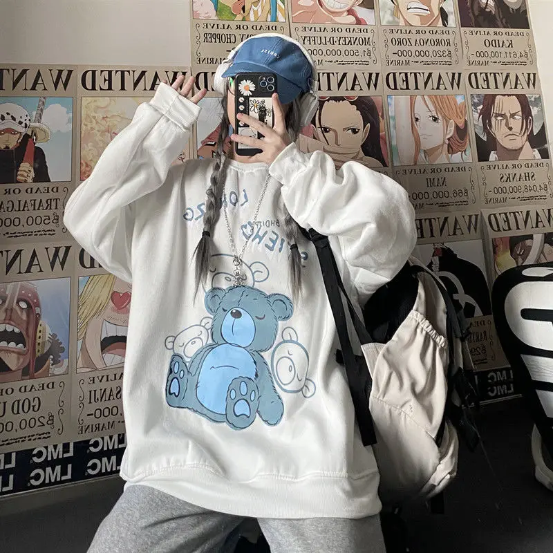 Толстовка женская с круглым вырезом, милый свитшот свободного покроя в стиле панк, смешной Топ в стиле хип-хоп, худи в Корейском стиле оверса...
Толстовка женская с круглым вырезом, милый свитшот свободного покроя в стиле панк, смешной Топ в стиле хип-хоп, худи в Корейском стиле оверса...