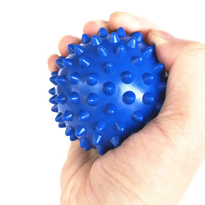 4 цвета ПВХ шарики для массажа рук подошвы Ежик сенсорный хват тренировочный мяч