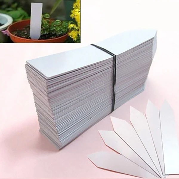 100 Pcs Reusable Pvc Plant Tag Label Tree Fruit Seedling Garden Flowerpot Plastic Label Sign Sorting Tool
100 Pcs Reusable Pvc Plant Tag Label Tree Fruit Seedling Garden Flowerpot Plastic Label Sign Sorting Tool