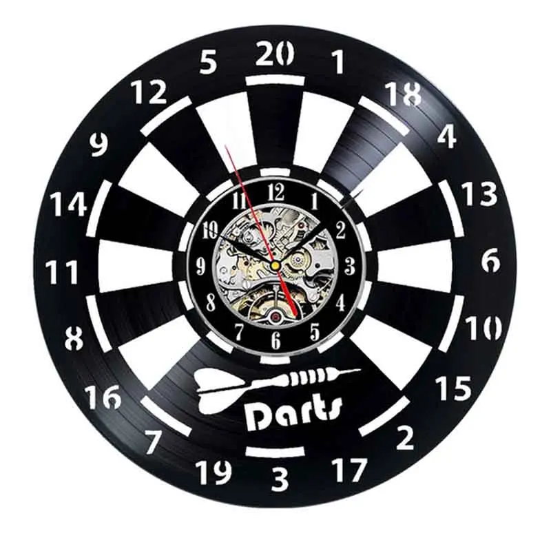 Darts Game Pub Vinyl Record Wall Clock Man Cave Game Room Decoration Retro Wall Watch Dart Board Bar Night Club Hanging Decor
Darts Game Pub Vinyl Record Wall Clock Man Cave Game Room Decoration Retro Wall Watch Dart Board Bar Night Club Hanging Decor