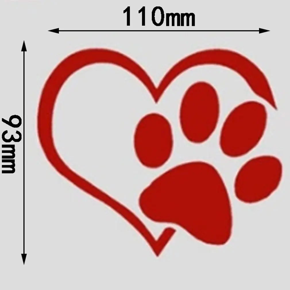 New Dog Heart Shape Pattern Paws Car Sticker Footprint Reflective Auto Waterproof Sun Resistant Window Sheeting 3D Decal
New Dog Heart Shape Pattern Paws Car Sticker Footprint Reflective Auto Waterproof Sun Resistant Window Sheeting 3D Decal