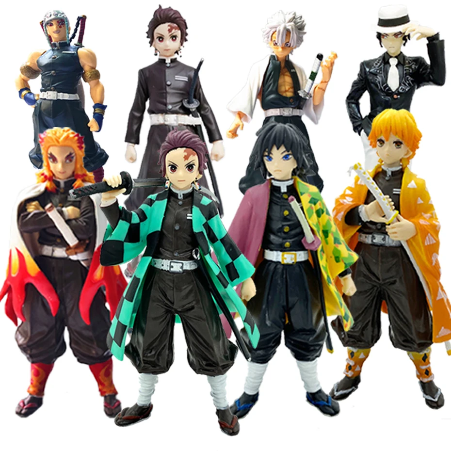 16CM Anime Demon Slayer Figure Kamado Tanjirou Nezuko Action Figures Zenitsu Inosuke Kimetsu No Yaiba PVC Model Toys
16CM Anime Demon Slayer Figure Kamado Tanjirou Nezuko Action Figures Zenitsu Inosuke Kimetsu No Yaiba PVC Model Toys
