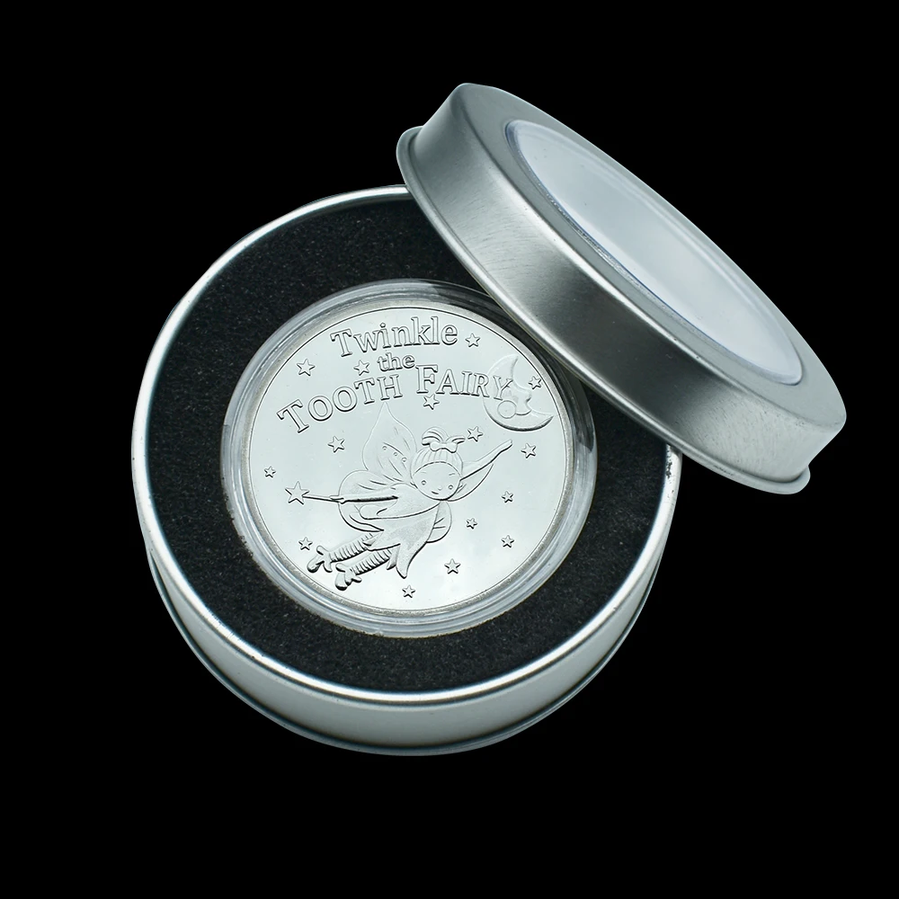 Art Craft Twinkle Tooth Faity Plated Commermorative Challenge Coin Souvenir Coin Collectible Christmas Present
Art Craft Twinkle Tooth Faity Plated Commermorative Challenge Coin Souvenir Coin Collectible Christmas Present