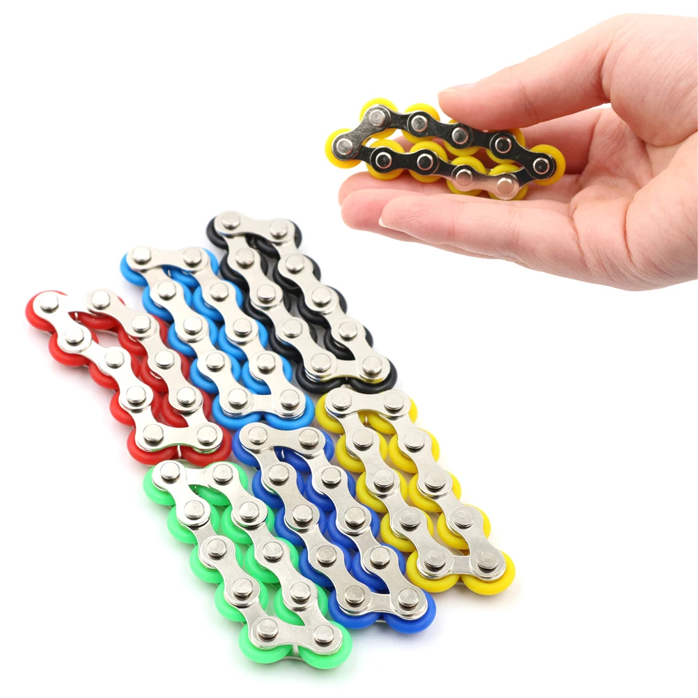 10 Bit Bicycle Chain Children Anxiety Relief Fidget Roller Novelty Sensory Kids Toys Stress Reliever Decompression Fidgeting Toy
10 Bit Bicycle Chain Children Anxiety Relief Fidget Roller Novelty Sensory Kids Toys Stress Reliever Decompression Fidgeting Toy