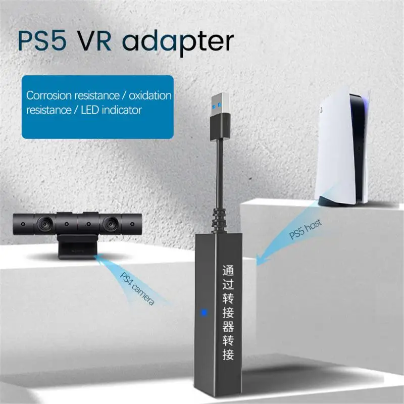 

USB 3,0 PS VR к PS5 переходник для кабеля, разъем VR, мини-адаптер для камеры для PS5, игровая консоль PS5, адаптер, аксессуары для игр