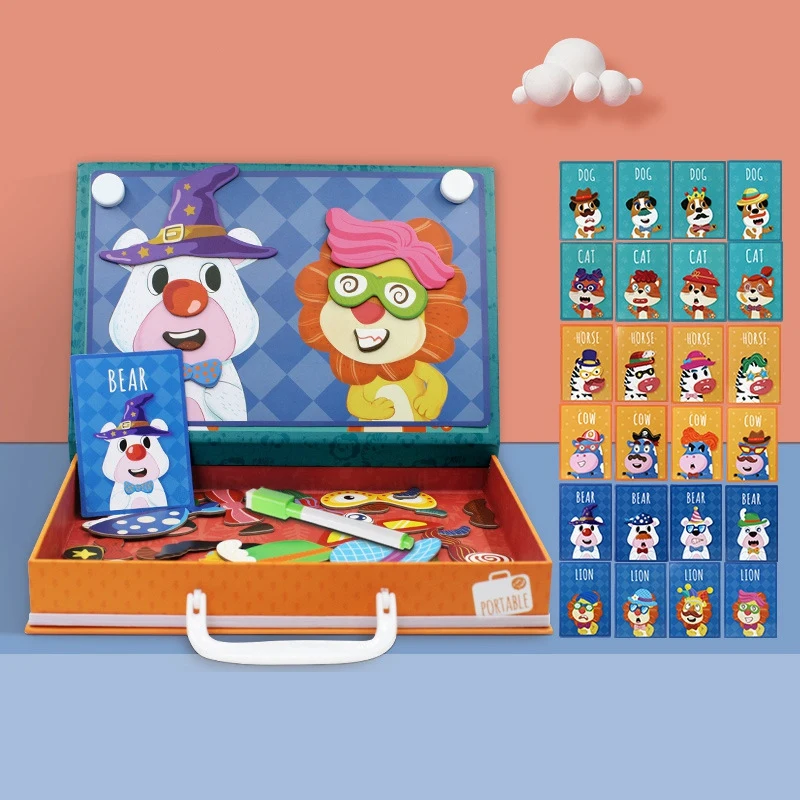 3D Wooden Kids Educational Pretend Play Learning Toys netic Puzzle Wooden Puzzles for Kids Game Gift for Children
3D Wooden Kids Educational Pretend Play Learning Toys netic Puzzle Wooden Puzzles for Kids Game Gift for Children