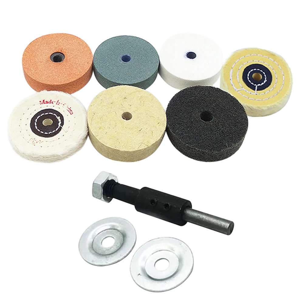 8pcs Practical 10mm Inner Hole Polishing Wheel Kit Disc Sanding Buffing Pad Accessories Drill Arbor Adapter Mini Grinder Round
8pcs Practical 10mm Inner Hole Polishing Wheel Kit Disc Sanding Buffing Pad Accessories Drill Arbor Adapter Mini Grinder Round