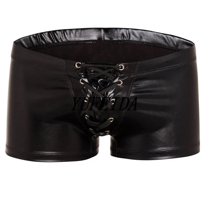 Mens Sexy Lingerie Panties Underwear Boxer Shorts PU Leather WetLook Lace Up Underpants Shiny Stage Dance Clubwear Boxershorts
Mens Sexy Lingerie Panties Underwear Boxer Shorts PU Leather WetLook Lace Up Underpants Shiny Stage Dance Clubwear Boxershorts