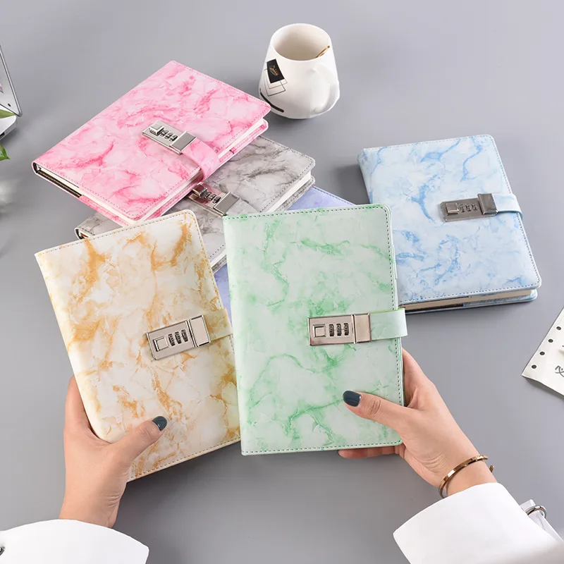 Password Notebook Marble Texture 100 Sheets Personal Diary with Lock Code Thick Notepad Leather Office School Supplies Gift
Password Notebook Marble Texture 100 Sheets Personal Diary with Lock Code Thick Notepad Leather Office School Supplies Gift