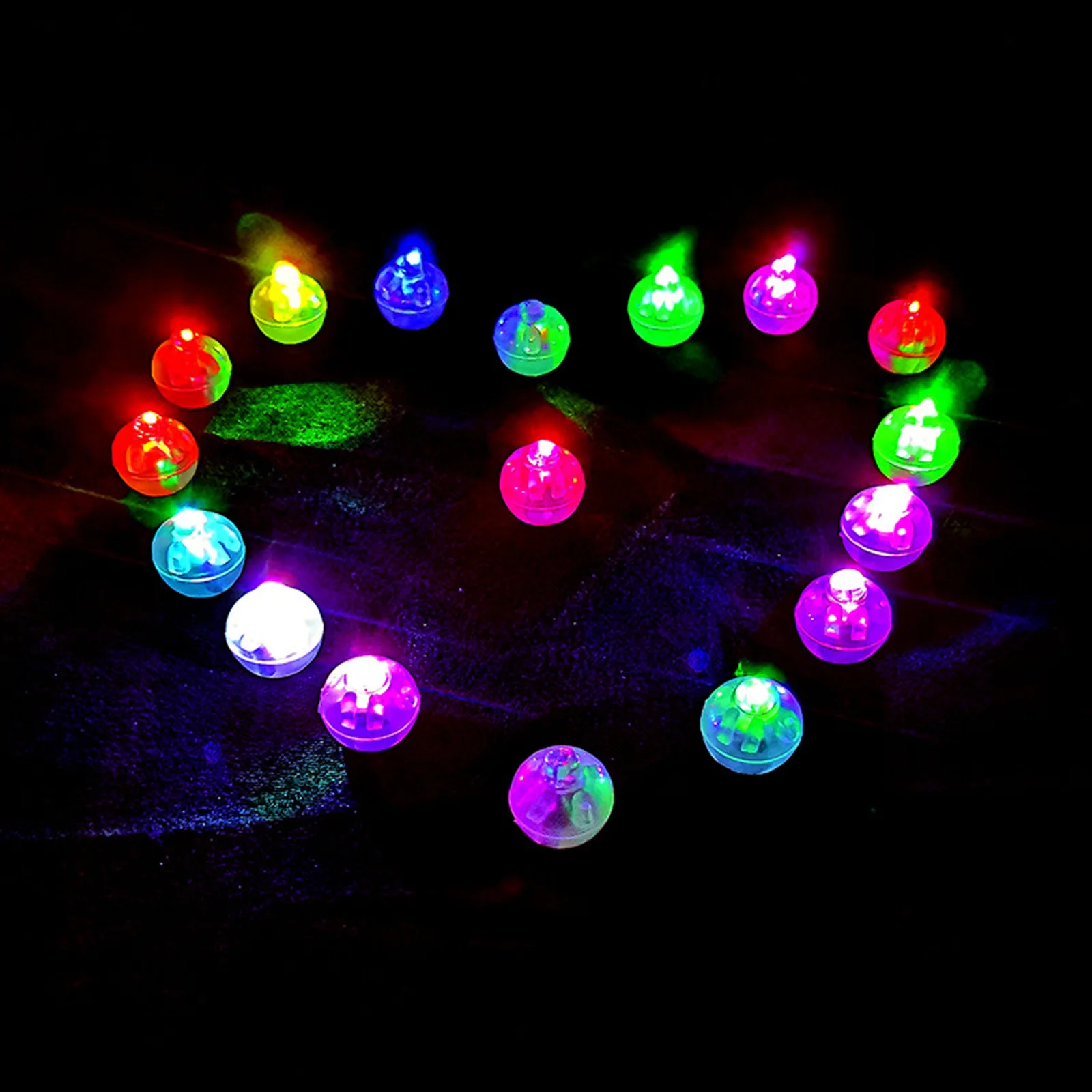 50 Pcs LED Balloons Light Party Wedding Birthday Holiday Decor Light Reusable Glow Party Supplies Halloween Round 1.4cm
50 Pcs LED Balloons Light Party Wedding Birthday Holiday Decor Light Reusable Glow Party Supplies Halloween Round 1.4cm