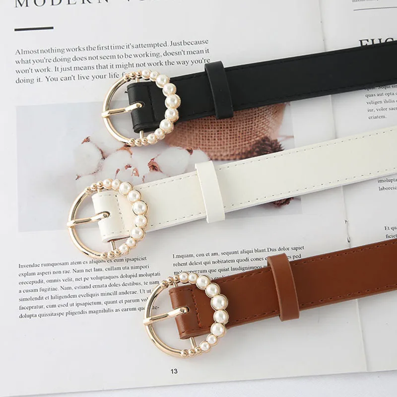 Korean Style Fashion Pearl Belt Waist Belts for Women Round Pearl Pin Buckle Belt Retro Waistband Jeans Decorative Belt
Korean Style Fashion Pearl Belt Waist Belts for Women Round Pearl Pin Buckle Belt Retro Waistband Jeans Decorative Belt