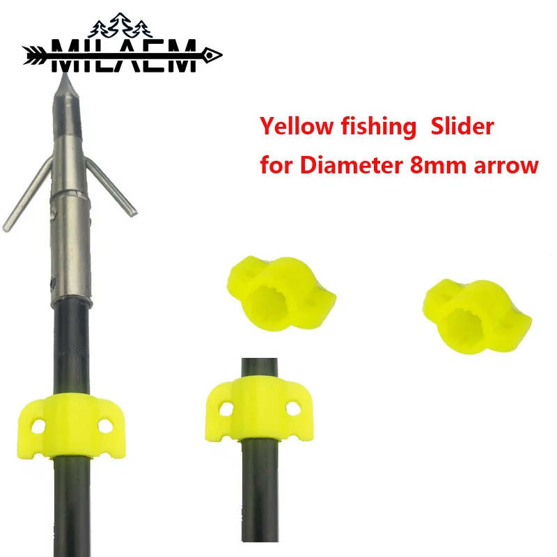 30/50pc Archery Fishing Slider Plastic Slider For Diameter 8mm Fiberglass Arrow Shaft Fishing Arrow Hunting Shooting Accessories
30/50pc Archery Fishing Slider Plastic Slider For Diameter 8mm Fiberglass Arrow Shaft Fishing Arrow Hunting Shooting Accessories