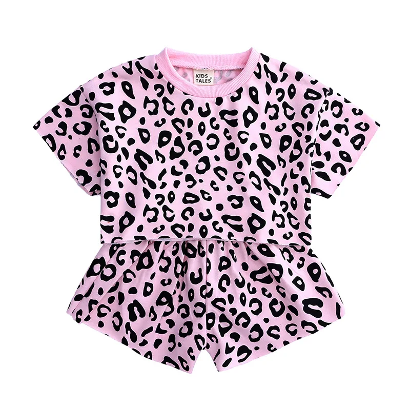 1-7 Years Toddler Baby Girls Casual Short Sleeve T-shirt Tops+Leopard Shorts Pants Outfits Princess Kids Clothes Set
1-7 Years Toddler Baby Girls Casual Short Sleeve T-shirt Tops+Leopard Shorts Pants Outfits Princess Kids Clothes Set