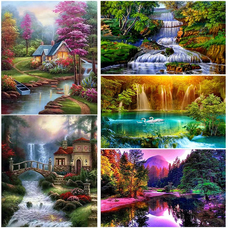DIY 5D Diamond Painting Waterfall Diamond Embroidery Full Square/Round Mosaic Rhinestones Landscape Cross Stitch Home Decor Gift
DIY 5D Diamond Painting Waterfall Diamond Embroidery Full Square/Round Mosaic Rhinestones Landscape Cross Stitch Home Decor Gift