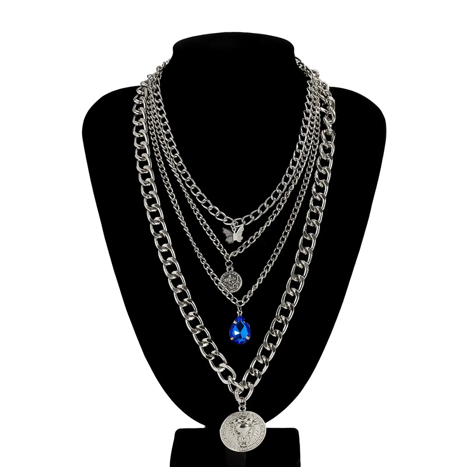 4Pcs Personality Exaggerated Clavicle Butterfly Retro Simple Female Necklaces for Women Trendy Sweet Necklace Jewelry Gifts
4Pcs Personality Exaggerated Clavicle Butterfly Retro Simple Female Necklaces for Women Trendy Sweet Necklace Jewelry Gifts