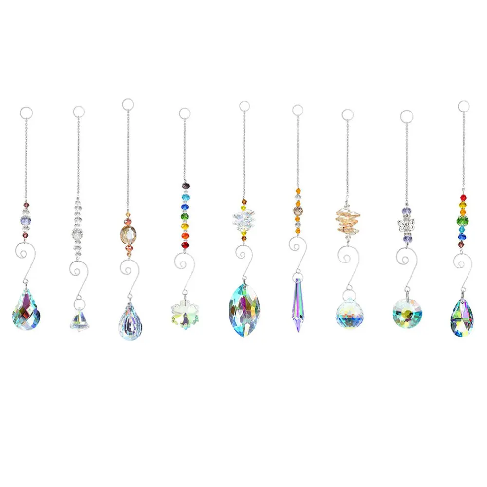 9Pcs Crystal Sun Catchers Suncatcher Ornaments Hanging Crystal Prisms Home Decor
9Pcs Crystal Sun Catchers Suncatcher Ornaments Hanging Crystal Prisms Home Decor