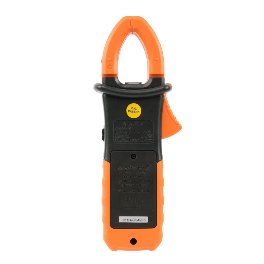 6600 counts display true RMS digital DC/AC clamp meter PM2108 with auto and manual range
6600 counts display true RMS digital DC/AC clamp meter PM2108 with auto and manual range