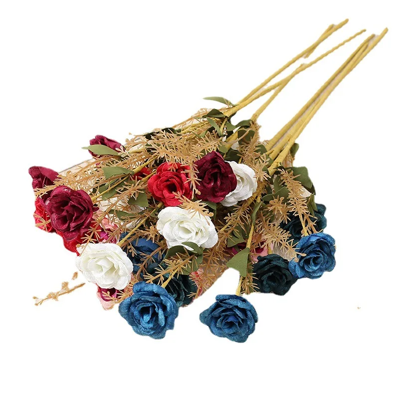 2021 New artificial rose silk flowers autumn room garden office DIY floral decorative arts mother's birthday wedding party decor
2021 New artificial rose silk flowers autumn room garden office DIY floral decorative arts mother's birthday wedding party decor