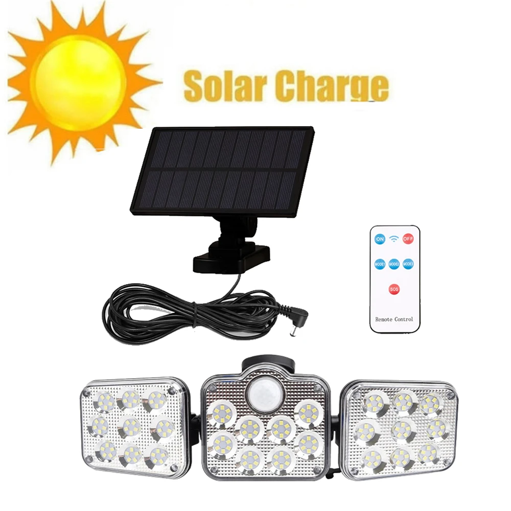 138 led seperable remote Solar Light Outdoor Solar Spotlight Solar Lamps Motion Sensing Wall Lamp Outdoor Lighting Garden Decor
138 led seperable remote Solar Light Outdoor Solar Spotlight Solar Lamps Motion Sensing Wall Lamp Outdoor Lighting Garden Decor