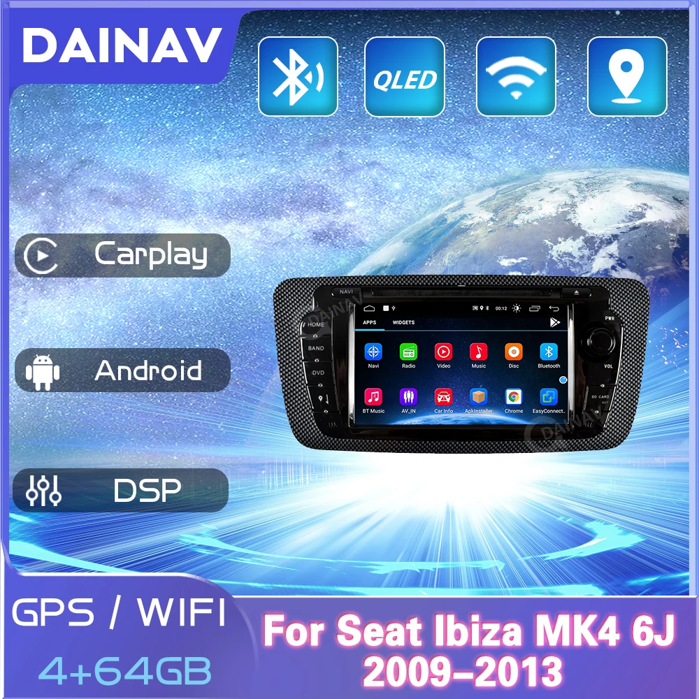 2 Din Автомобильный dvd-плеер Android для Seat Ibiza MK4 6J 2009-2013 GPS-Навигационный экран Радио Аудио мультимедийный плеер
2 Din Автомобильный dvd-плеер Android для Seat Ibiza MK4 6J 2009-2013 GPS-Навигационный экран Радио Аудио мультимедийный плеер