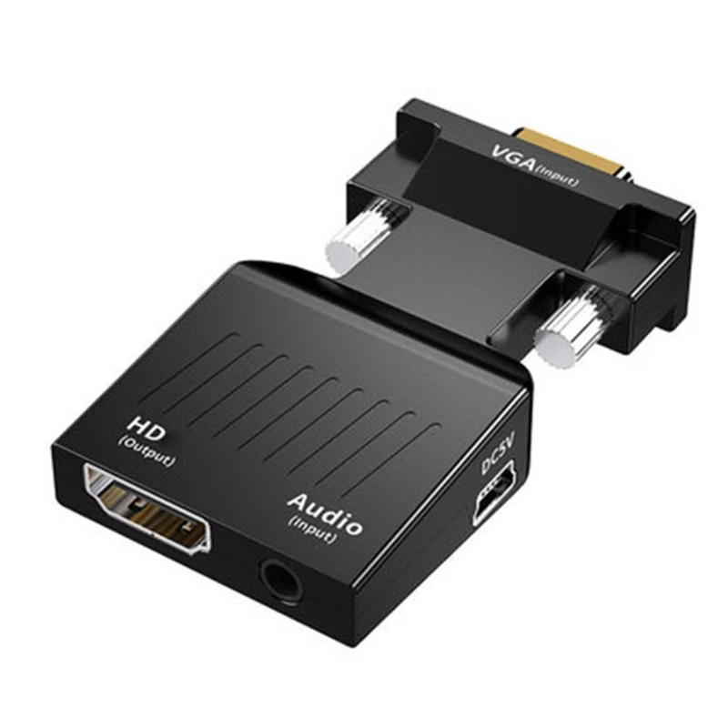 2022 New Durable VGA to HDMI-Compatible Adapter Converter with Source Output
2022 New Durable VGA to HDMI-Compatible Adapter Converter with Source Output