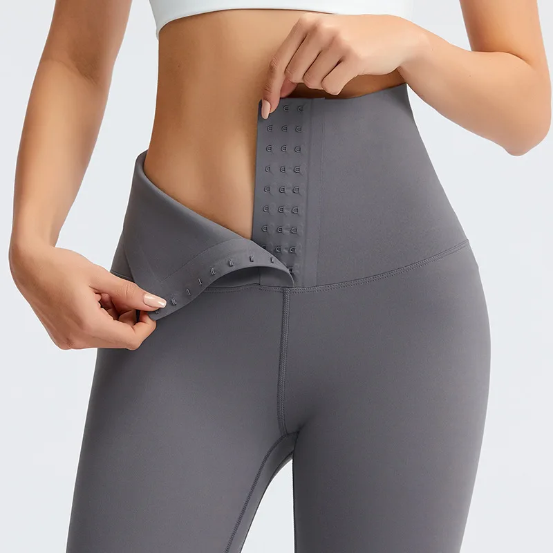 2021 Spring and Summer New Invisible Breasted Nine-point Pants Women's Corset Waist Belly Lift Up Hips Slim Slimming Yoga Pants
2021 Spring and Summer New Invisible Breasted Nine-point Pants Women's Corset Waist Belly Lift Up Hips Slim Slimming Yoga Pants