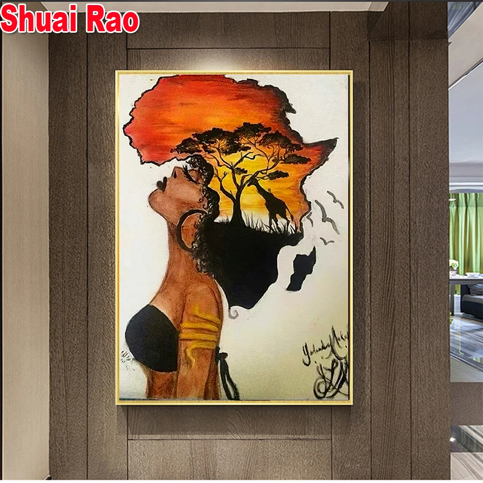 African Woman 5d diy diamond painting puzzle 5d picture full square round mosaic diamond embroidery for portrait lady home decor
African Woman 5d diy diamond painting puzzle 5d picture full square round mosaic diamond embroidery for portrait lady home decor