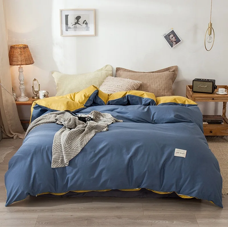 Simple pure color cotton quilt cover single piece encryption 100% pure cotton single double 1.5m1.8m bed cover
Simple pure color cotton quilt cover single piece encryption 100% pure cotton single double 1.5m1.8m bed cover