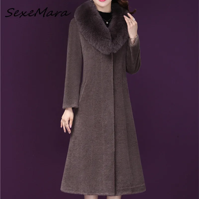 Elegant Winter Fashion Fur Collar Warm Coats for Ladies New Arrival Single Breasted Long Coats
Elegant Winter Fashion Fur Collar Warm Coats for Ladies New Arrival Single Breasted Long Coats