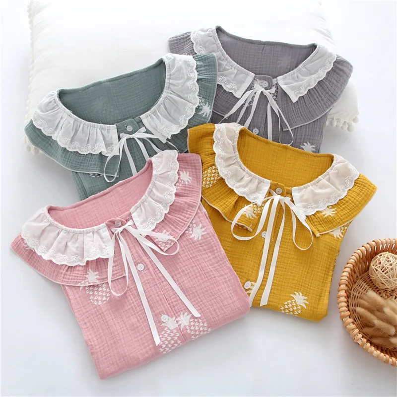 New maternity clothes spring and summer fashion comfortable confinement suit suit crepe pregnant nursing pajamas set
New maternity clothes spring and summer fashion comfortable confinement suit suit crepe pregnant nursing pajamas set