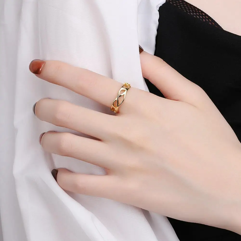 Exquisite 925 Sterling Silver Hollow Braided Twist Jewelry Open Gift Fashion Ring Women
Exquisite 925 Sterling Silver Hollow Braided Twist Jewelry Open Gift Fashion Ring Women