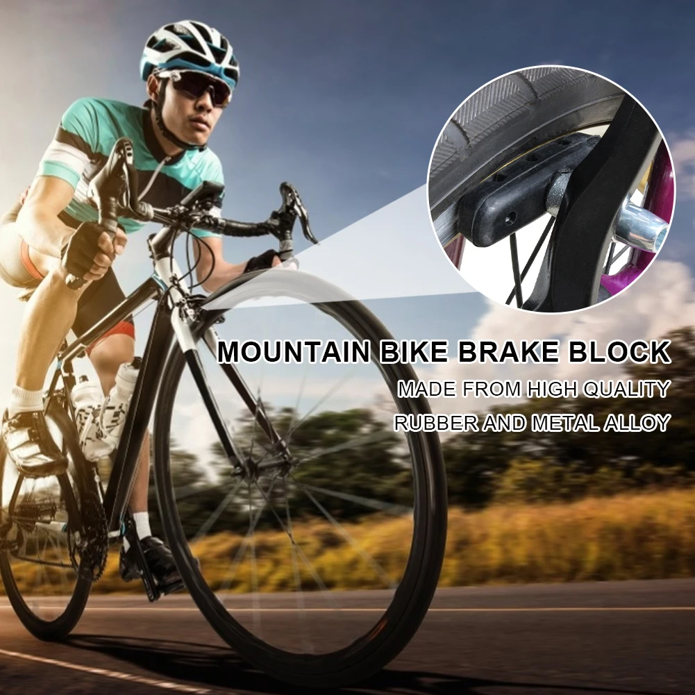 2Pcs MTB Bike Brake Pads Shoes For Alloy Rims Durable Bicycle Brake Pads Shoes Tools Silent Bicycle Brake Pads Road Bike Brake
2Pcs MTB Bike Brake Pads Shoes For Alloy Rims Durable Bicycle Brake Pads Shoes Tools Silent Bicycle Brake Pads Road Bike Brake