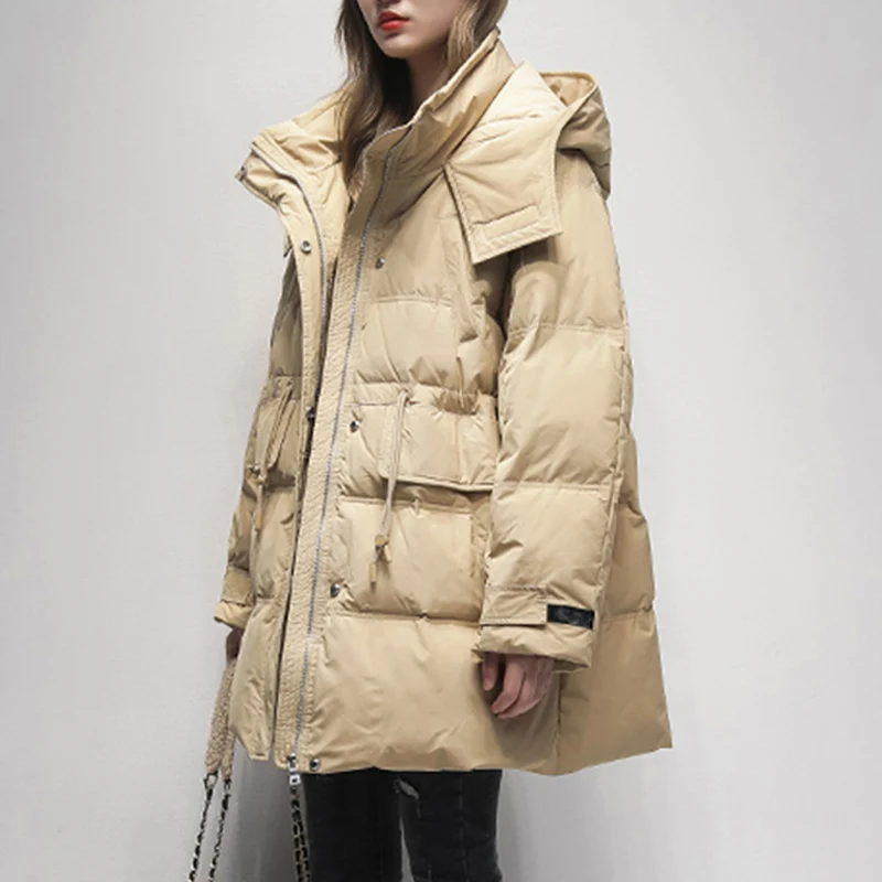 FOR Ailegogo New Winter Women Loose Down Coat Windproof 90% White Duck Down Jacket Female Parkas Feather Puffer Snow Outwear
FOR Ailegogo New Winter Women Loose Down Coat Windproof 90% White Duck Down Jacket Female Parkas Feather Puffer Snow Outwear
